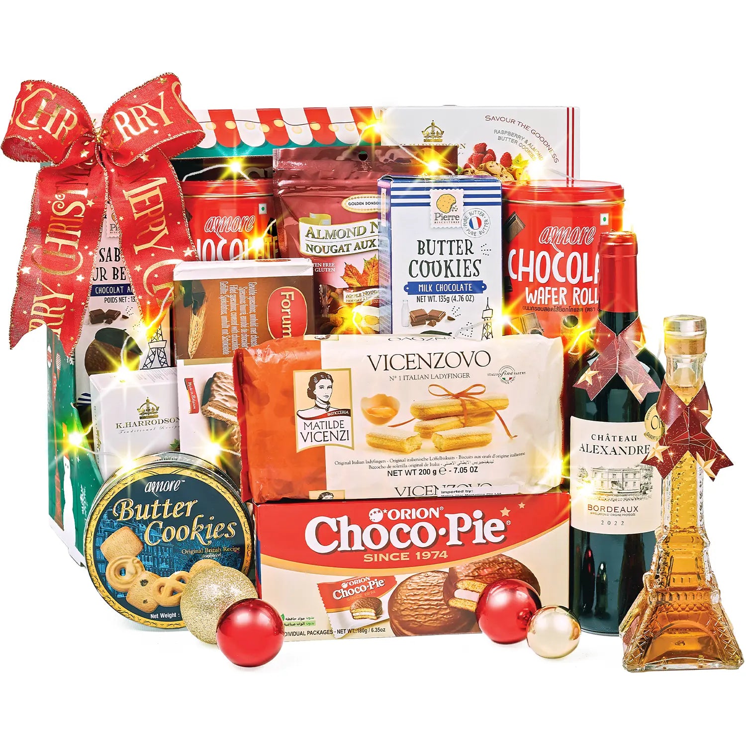 Christmas Jubilant Gift Hamper WITH FAIRY LIGHTS