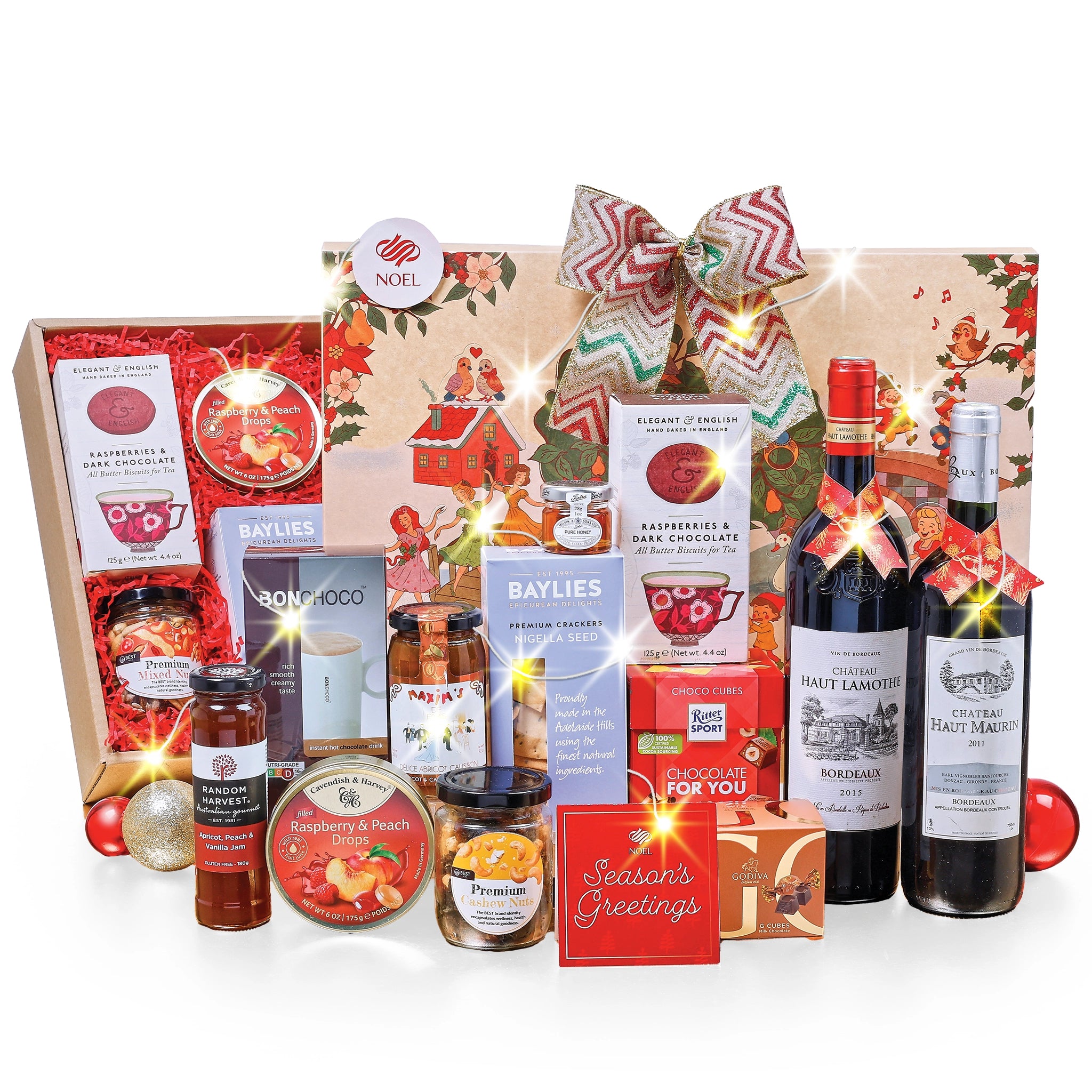 Christmas Lavish Wishes Gift - With Fairy Lights